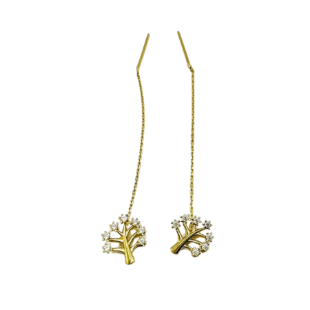 Kenzari Jewellery 14k Gold Earring for Women - 1.71 Grams