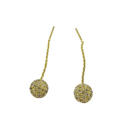 Kenzari Jewellery 14k Gold Earring for Women - 1.36 Grams
