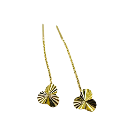 Kenzari Jewellery 14k Gold Earring for Women - 1.14 Grams