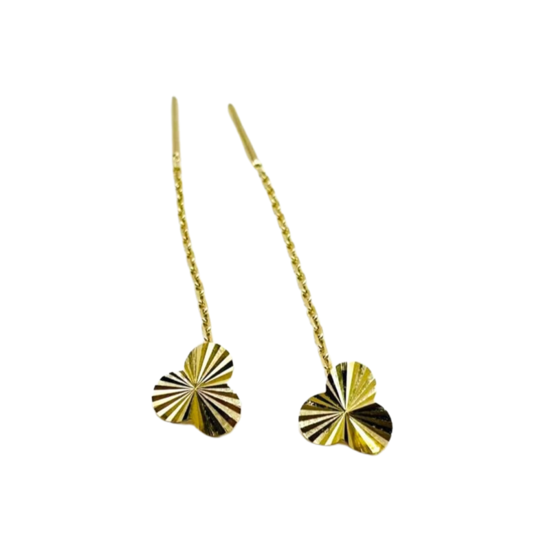 Kenzari Jewellery 14k Gold Earring for Women - 1.14 Grams