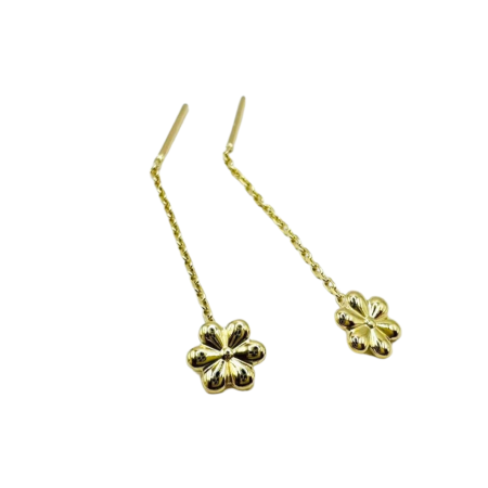 Kenzari Jewellery 14k Gold Earring for Women - 1.21 Grams