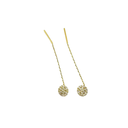 Kenzari Jewellery 14k Gold Earring for Women - 1.29 Grams