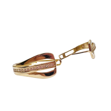 Kenzari Jewellery 14k Gold Earring for Women - 4.01 Grams