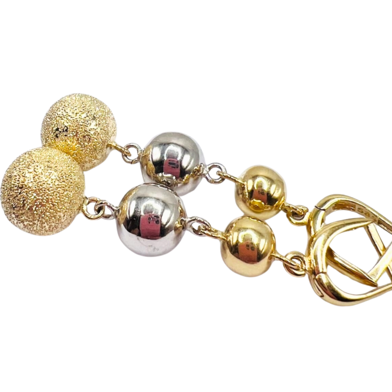 Kenzari Jewellery 14k Gold Earring for Women - 7.41 Grams Kenzari Jewellery 14k Gold Earring for Women - 7.41 Grams
