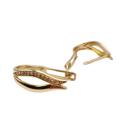 Kenzari Jewellery 14k Gold Earring for Women - 3.46 Grams Kenzari Jewellery 14k Gold Earring for Women - 3.46 Grams