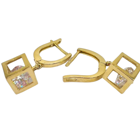 Kenzari Jewellery 14k Gold Earring for Women - 4.14 Grams