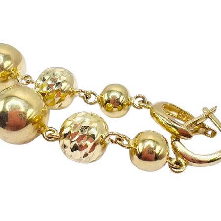 Kenzari Jewellery 14k Gold Earring for Women - 6.88 Grams