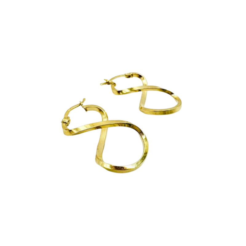 Kenzari Jewellery 14k Gold Earring for Women - 2.55 Grams