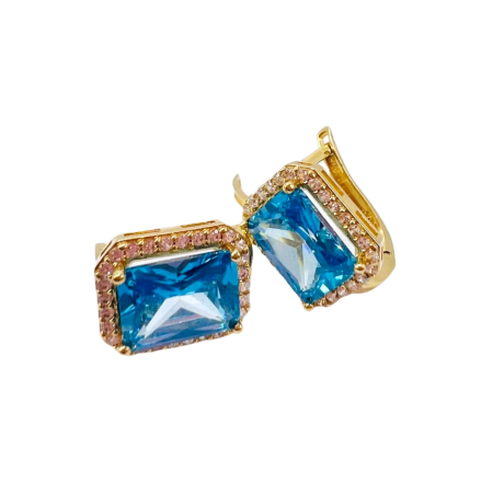Kenzari Jewellery 14k Gold Earring for Women - 4.37 Grams