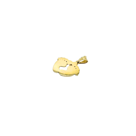 Kenzari Jewellery 14k Gold Pendant for Women - 1.05 Grams Kenzari Jewellery 14k Gold Pendant for Women - 1.05 Grams