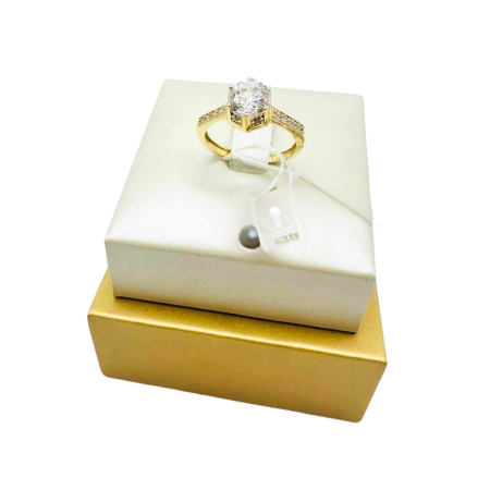 Kenzari Jewellery 14k Gold Ring for Women - 2.75 Grams