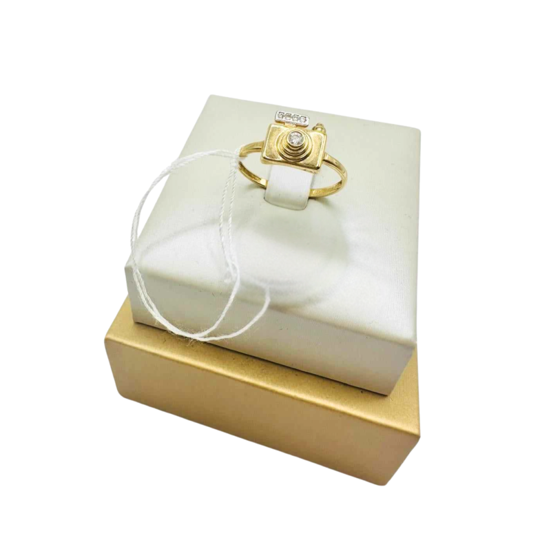 Kenzari Jewellery 14k Gold Ring for Women - 1.64 Grams