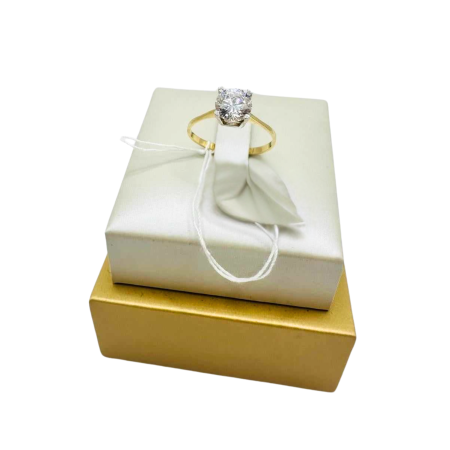 Kenzari Jewellery 14k Gold Ring for Women - 1.89 Grams