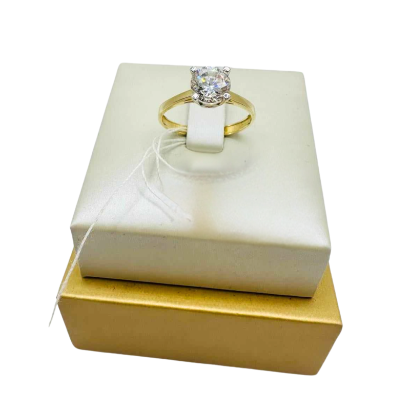 Kenzari Jewellery 14k Gold Ring for Women - 1.97 Grams