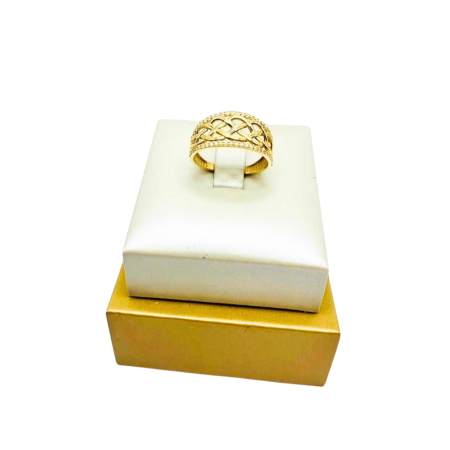 Kenzari Jewellery 14k Gold Ring for Women - 3.11 Grams