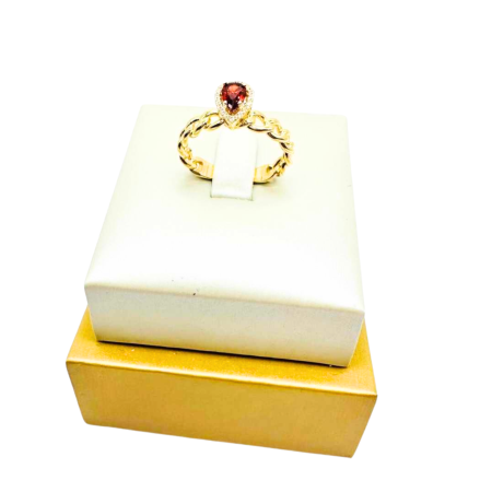 Kenzari Jewellery 14k Gold Ring for Women - 3.31 Grams