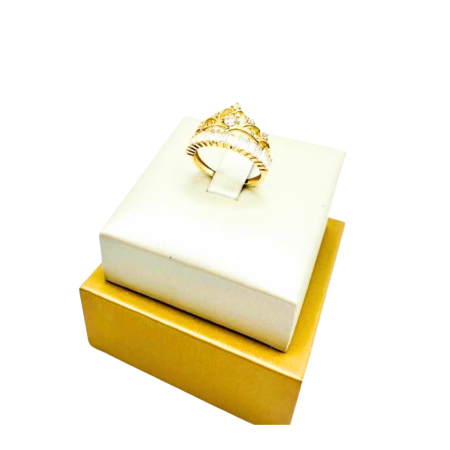Kenzari Jewellery 14k Gold Ring for Women - 2.73 Grams