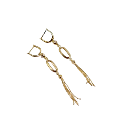 Kenzari Jewellery 14k Gold Earring for Women - 3.67 Grams Kenzari Jewellery 14k Gold Earring for Women - 3.67 Grams