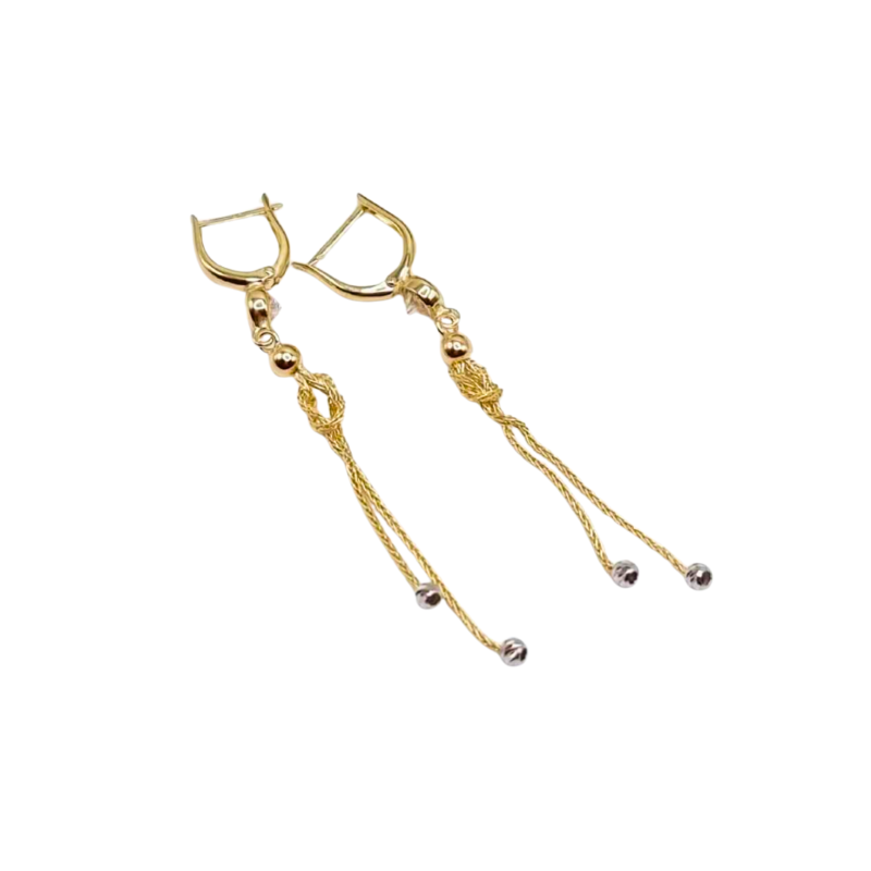 Kenzari Jewellery 14k Gold Earring for Women - 3.49 Grams