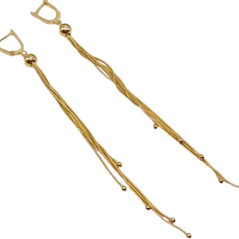 Kenzari Jewellery 14k Gold Earring for Women - 6.73 Grams