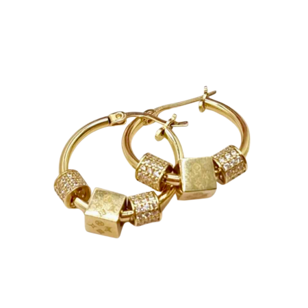 Kenzari Jewellery 14k Gold Earring for Women - 5.75 Grams