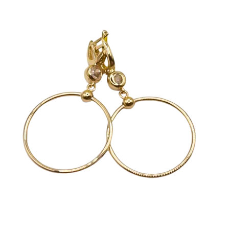 Kenzari Jewellery 14k Gold Earring for Women - 4.81 Grams