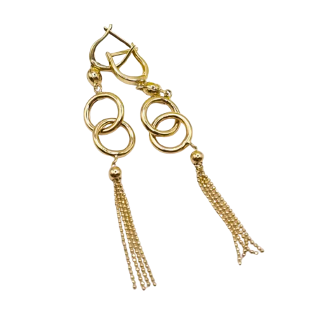 Kenzari Jewellery 14k Gold Earring for Women - 4.92 Grams