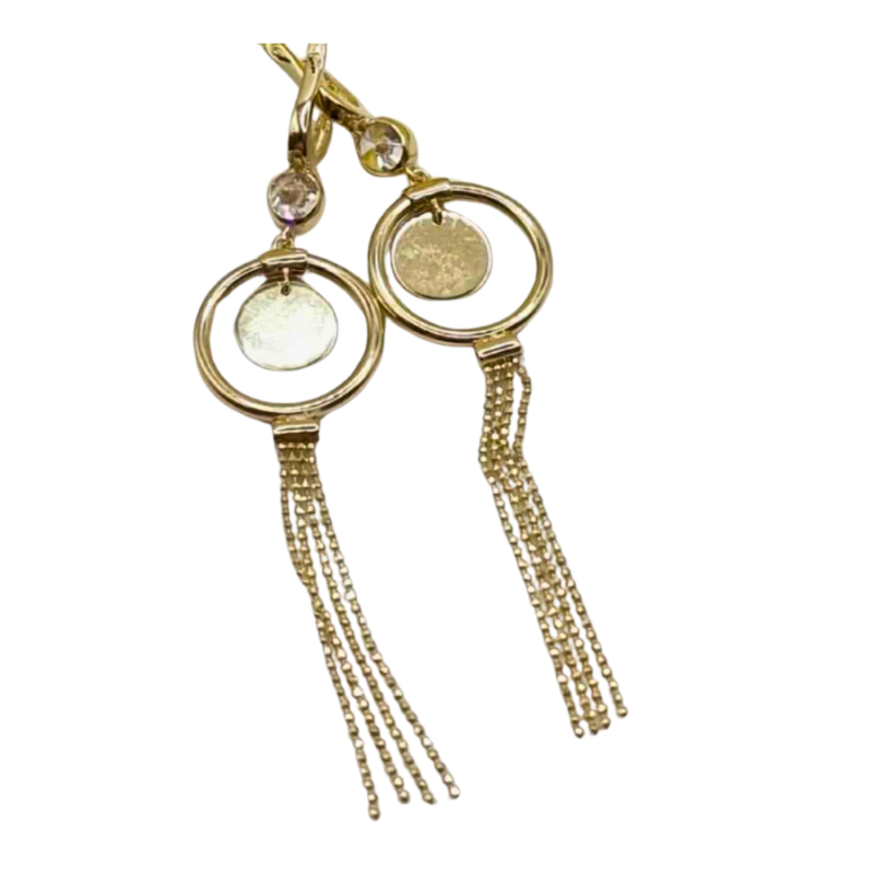 Kenzari Jewellery 14k Gold Earring for Women - 6.38 Grams