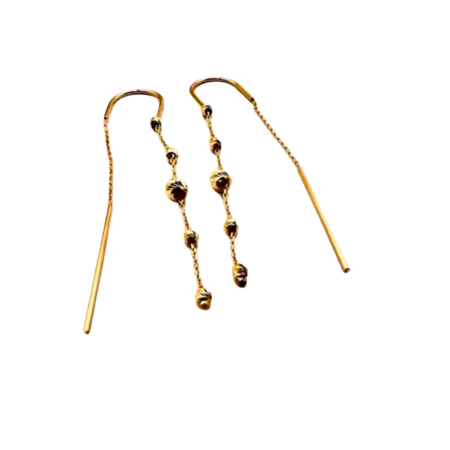 Kenzari Jewellery 14k Gold Earring for Women - 1.75 Grams