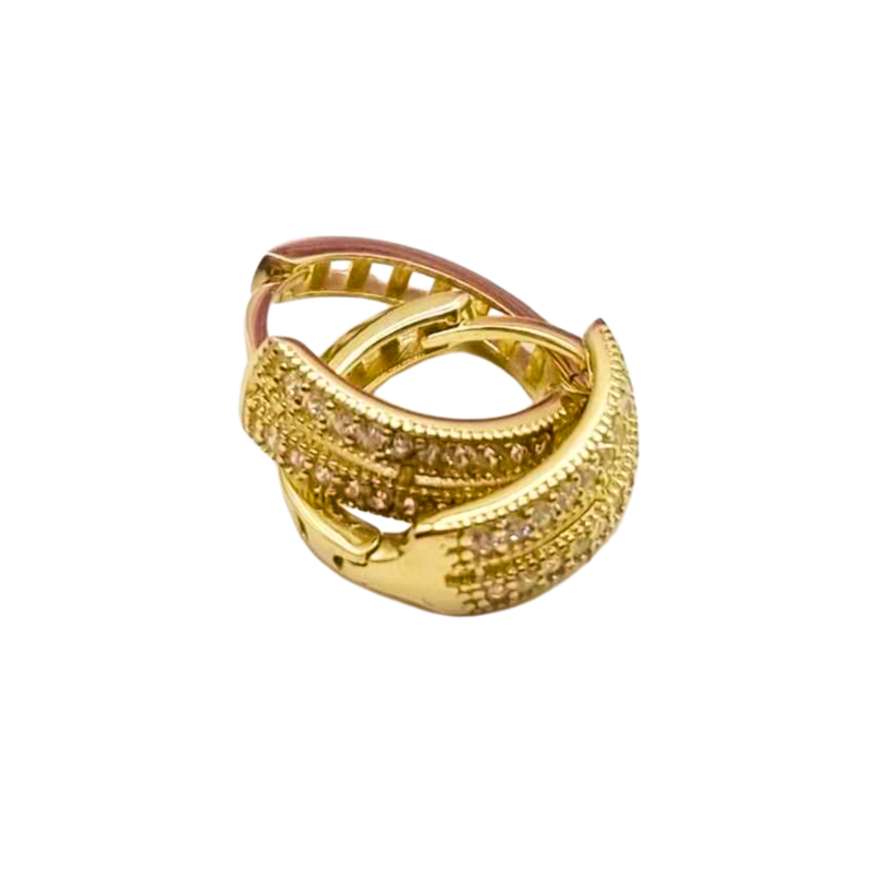 Kenzari Jewellery 14k Gold Earring for Women - 2.62 Grams Kenzari Jewellery 14k Gold Earring for Women - 2.62 Grams