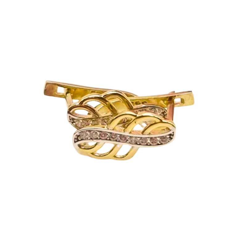 Kenzari Jewellery 14k Gold Earring for Women - 2.71 Grams