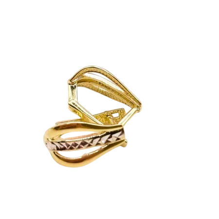 Kenzari Jewellery 14k Gold Earring for Women - 2.43 Grams