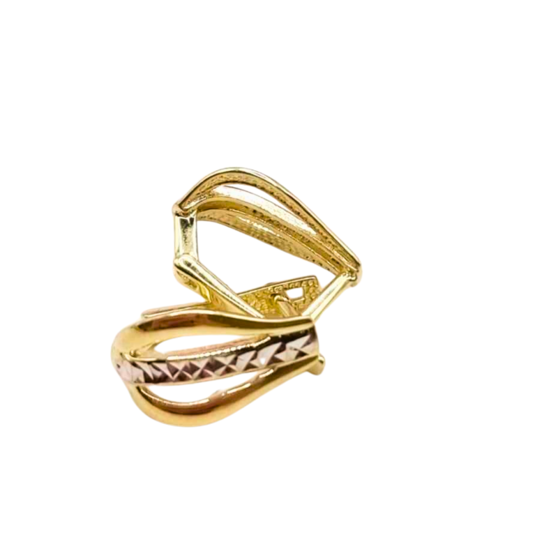 Kenzari Jewellery 14k Gold Earring for Women - 2.43 Grams Kenzari Jewellery 14k Gold Earring for Women - 2.43 Grams
