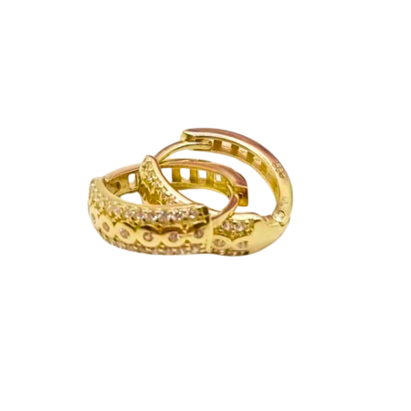 Kenzari Jewellery 14k Gold Earring for Women - 2.82 Grams