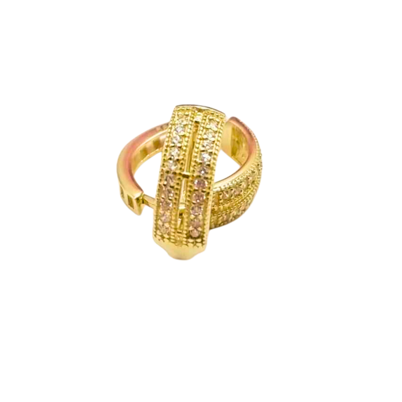 Kenzari Jewellery 14k Gold Earring for Women - 2.69 Grams