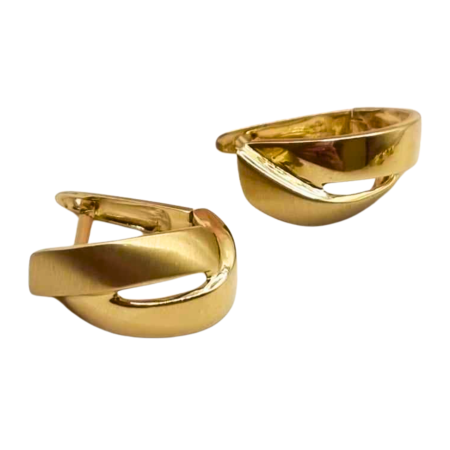 Kenzari Jewellery 14k Gold Earring for Women - 5.83 Grams