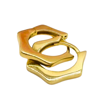 Kenzari Jewellery 14k Gold Earring for Women - 3.08 Grams