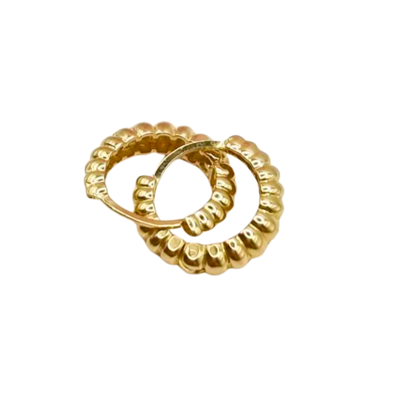 Kenzari Jewellery 14k Gold Earring for Women - 3.22 Grams