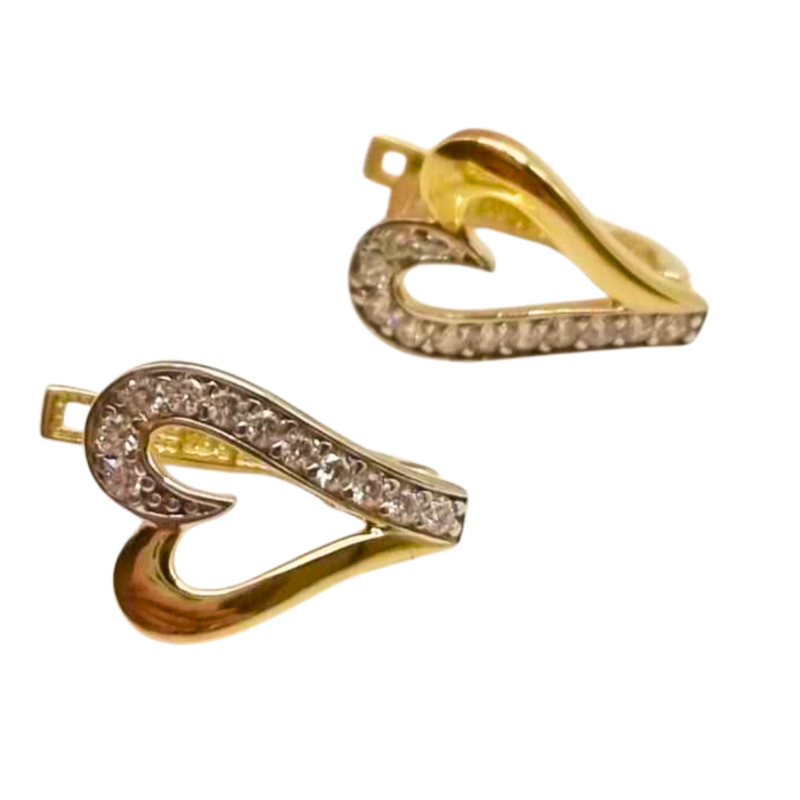 Kenzari Jewellery 14k Gold Earring for Women - 3.15 Grams