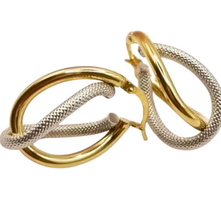 Kenzari Jewellery 14k Gold Earring for Women - 2.91 Grams