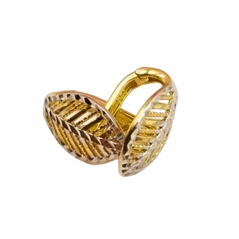 Kenzari Jewellery 14k Gold Earring for Women - 2.79 Grams