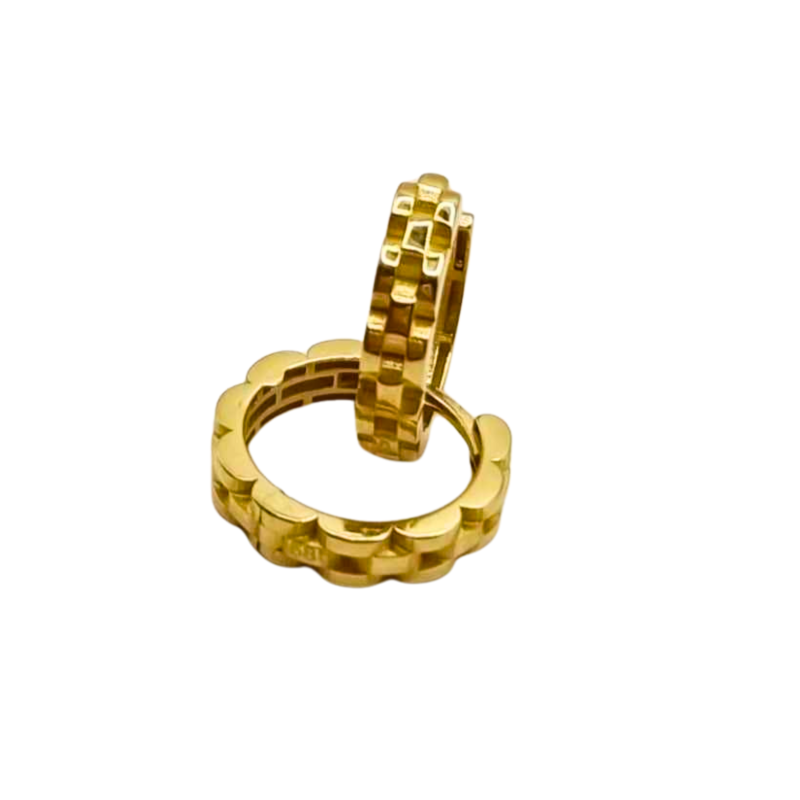 Kenzari Jewellery 14k Gold Earring for Women - 2.97 Grams