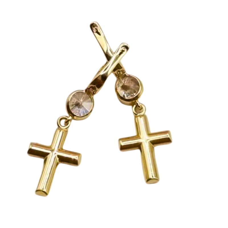 Kenzari Jewellery 14k Gold Earring for Women - 3.95 Grams