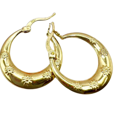 Kenzari Jewellery 14k Gold Earring for Women - 2.15 Grams Kenzari Jewellery 14k Gold Earring for Women - 2.15 Grams