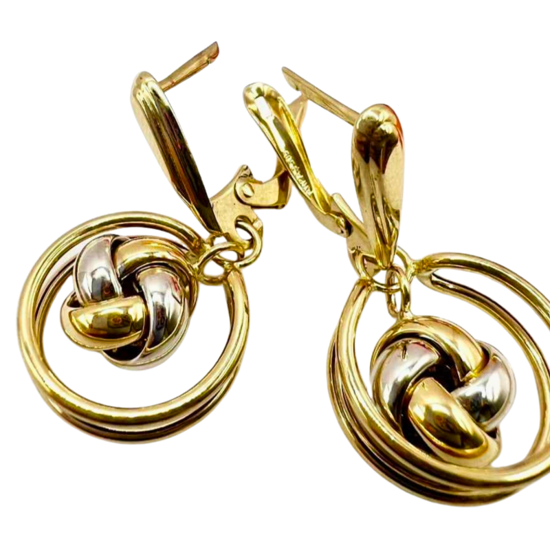 Kenzari Jewellery 14k Gold Earring for Women - 4.58 Grams