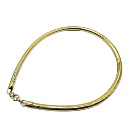 Kenzari Jewellery 14k Gold Snake Chain Bracelet for Women - 2.08 Grams