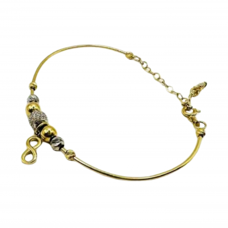 Kenzari Jewellery 14k Gold Bangle Bracelet for Women - 4.27 Grams Kenzari Jewellery 14k Gold Bangle Bracelet for Women - 4.27 Grams