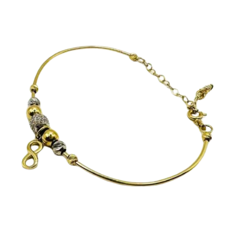 Kenzari Jewellery 14k Gold Bangle Bracelet for Women - 4.27 Grams Kenzari Jewellery 14k Gold Bangle Bracelet for Women - 4.27 Grams