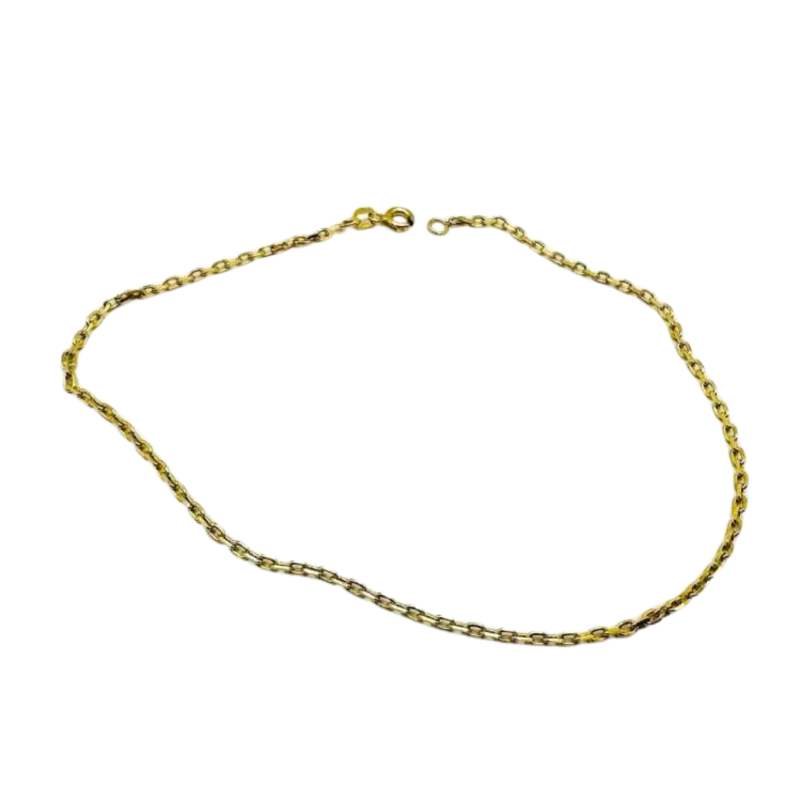 Kenzari Jewellery 14k Gold Chain Type Bracelet for Women - 2.78 Grams
