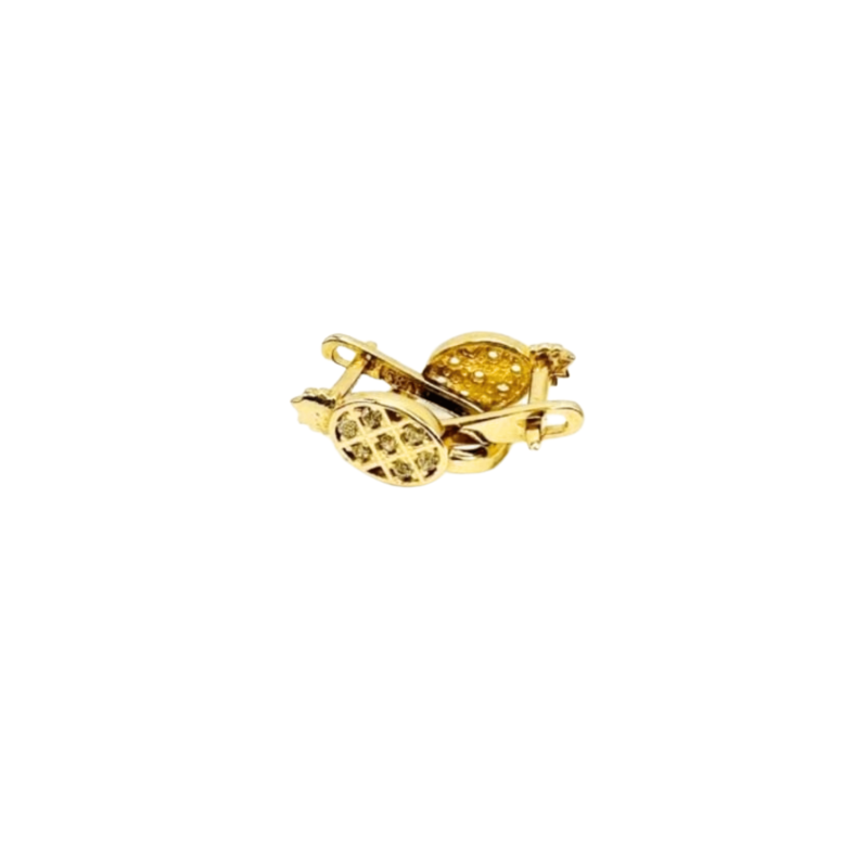 Kenzari Jewellery 14k Gold Hoop Earring for Kids - 1.69 Grams